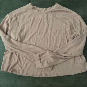 Women's Pink Long Sleeve Top